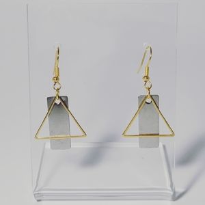 Gold and Silver Earrings